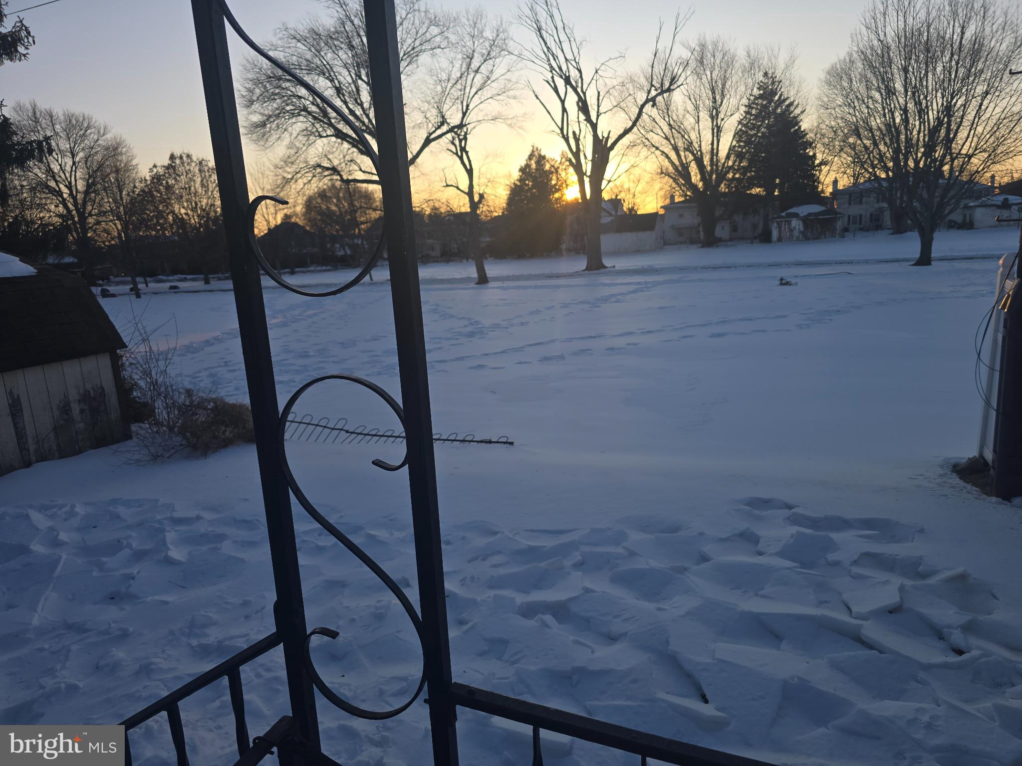 30 East Mowry Street Chester, PA 19013 - Photo 15 of 15 Winter's embrace at dawn's first light.