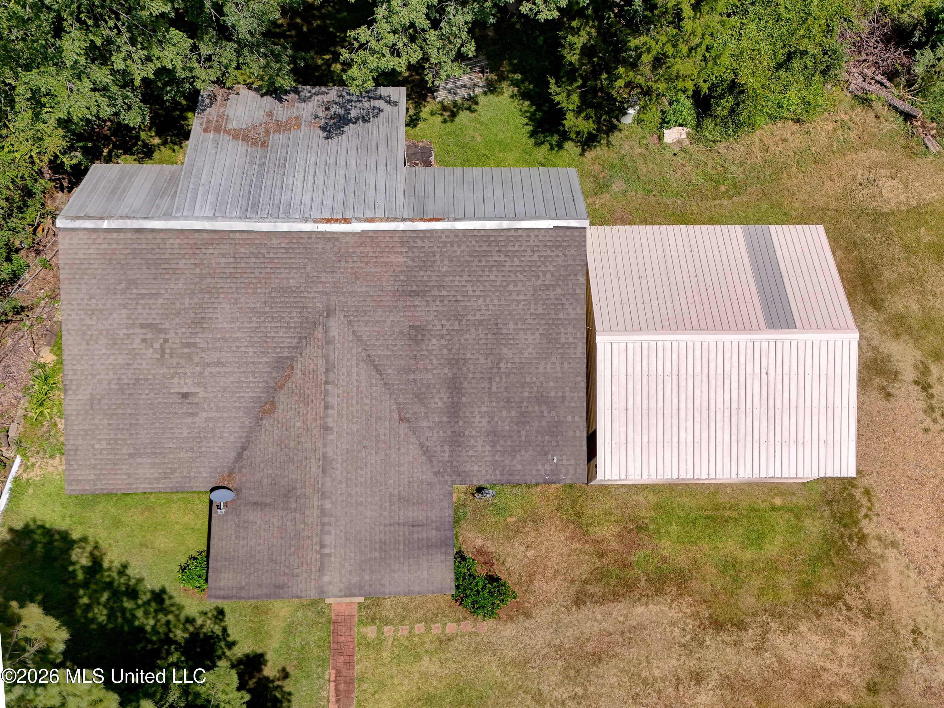 4255 Trotter Road Bolton, MS 39041 - Photo 47 of 51 44 Aerial Overhead View