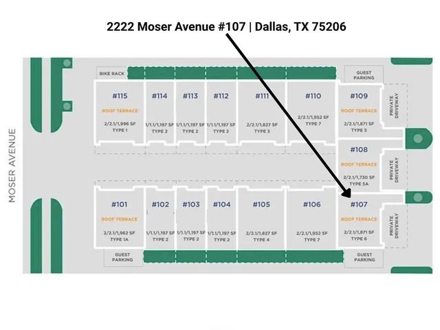 $3,800 | 2222 Moser Avenue, Unit 107, Dallas, TX 75206