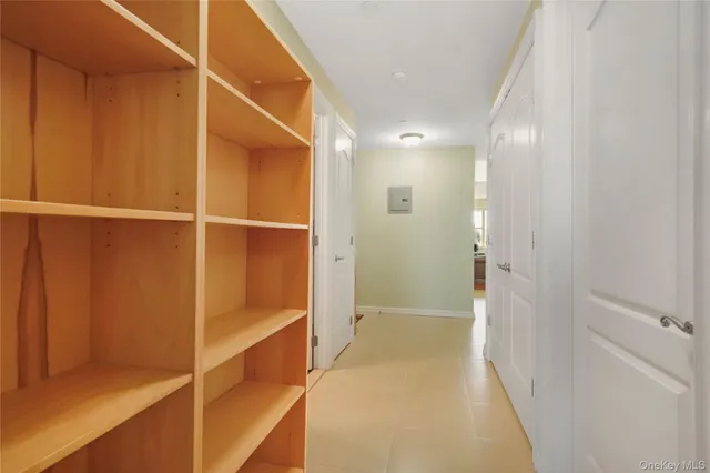 a view of roof deck with patio