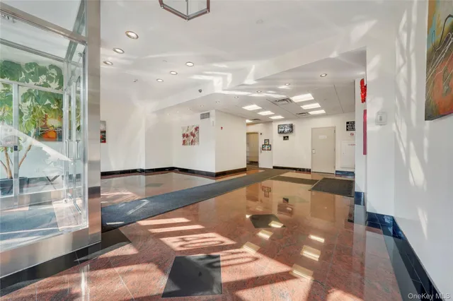 a picture of a glass door with a glass door and furniture