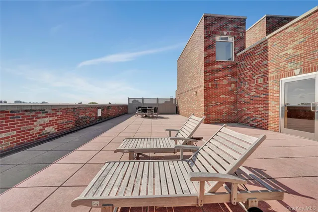 a view of outdoor space with seating