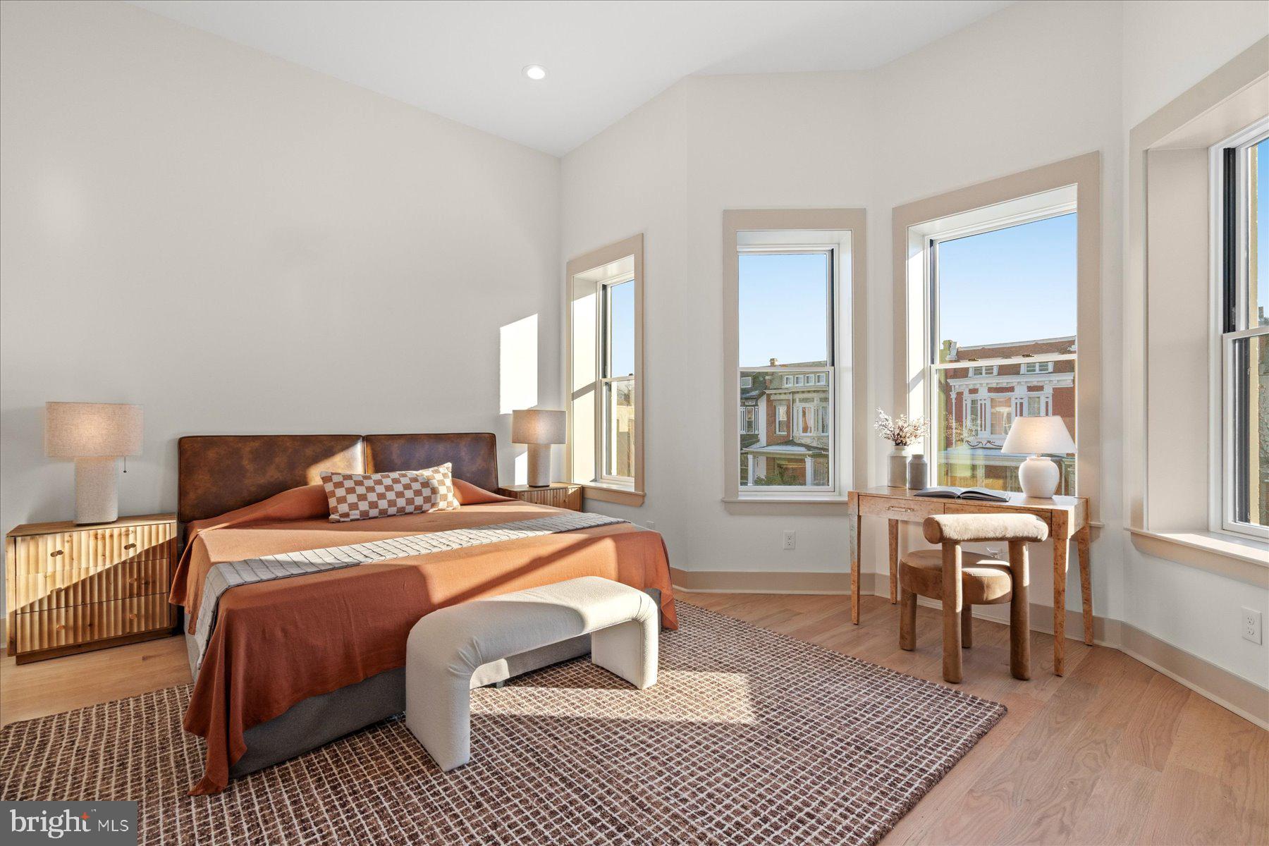 131 Randolph Place Northwest Washington, DC 20001 - Photo 20 of 41 Vaulted ceilings and four bright windows