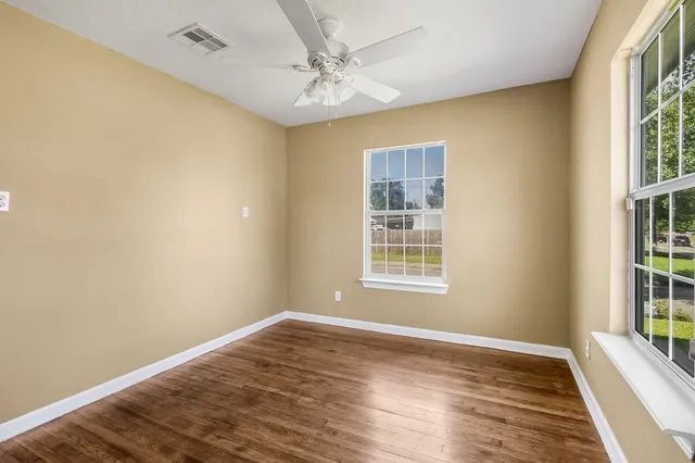 a view of an empty room with window
