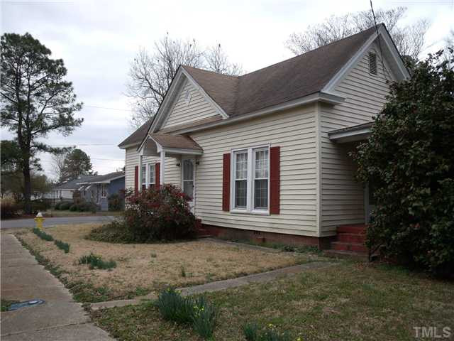 554 Marshburn Road Wendell, NC 27591 - Photo 1 of 7 Located on a corner lot in town. House has vinyl siding Exterior Front