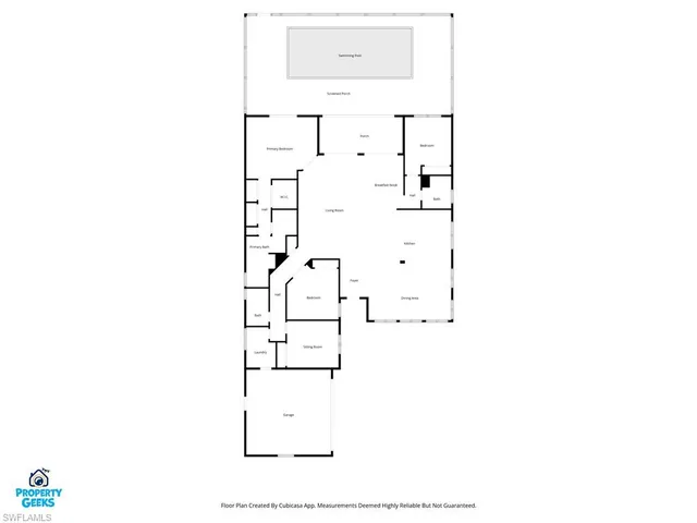 a picture of a room with wall