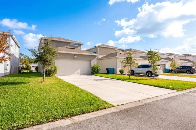 a view of a city with tall buildings