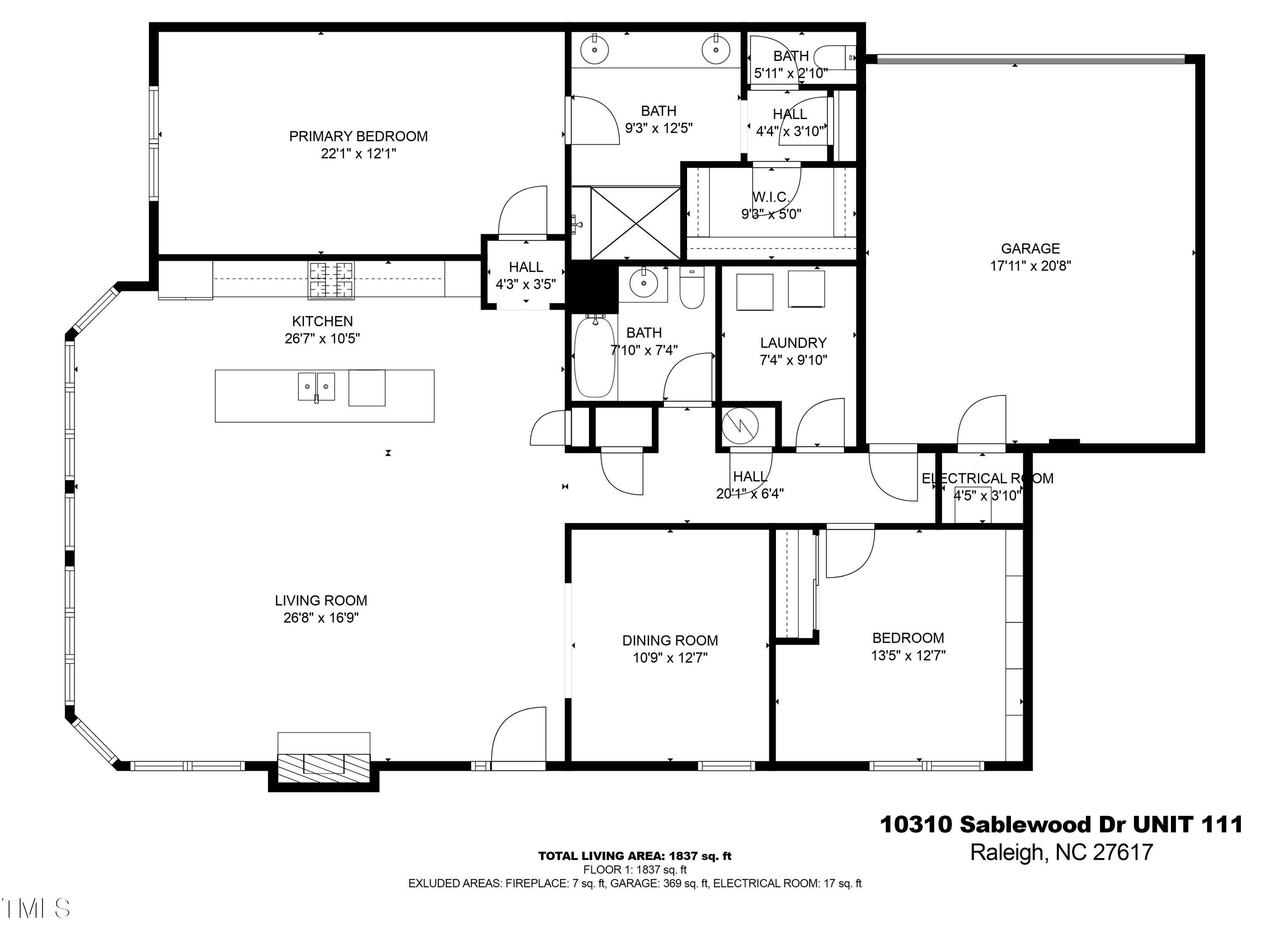 10310 Sablewood Drive, Unit 111 Raleigh, NC 27617 - Photo 45 of 46 Sablewood 1-All Floors