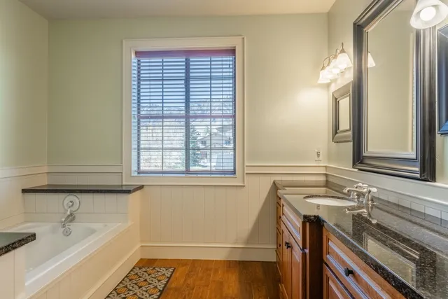 a bathroom with a sink and a bathtub