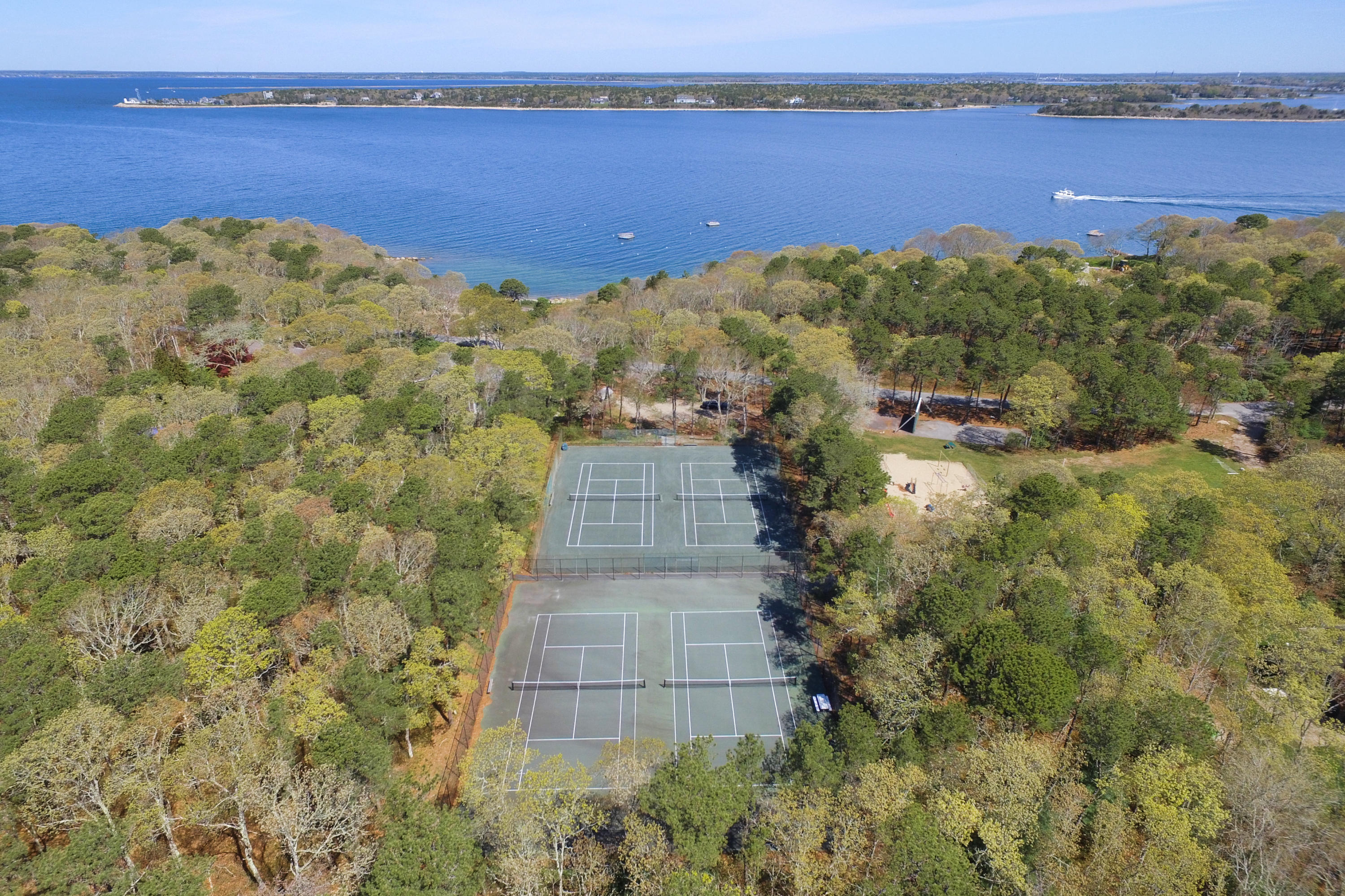 438 Scraggy Neck Road Cataumet, MA 02534 - Photo 29 of 33 a view of a city with ocean view