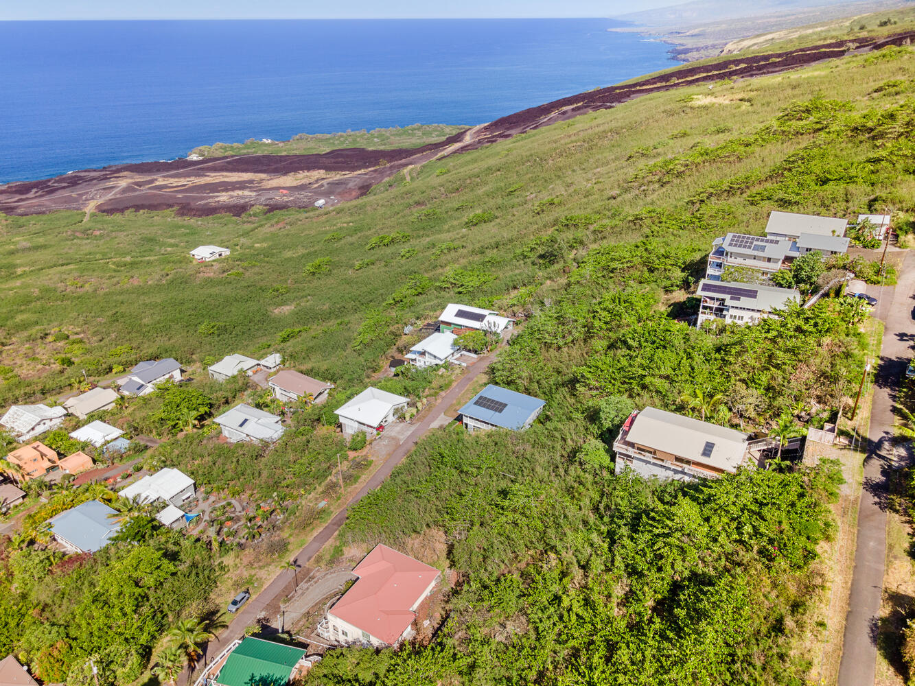 146 Fern Road Captain Cook, HI 96704 - Photo 5 of 14 an aerial view of residential houses with outdoor space