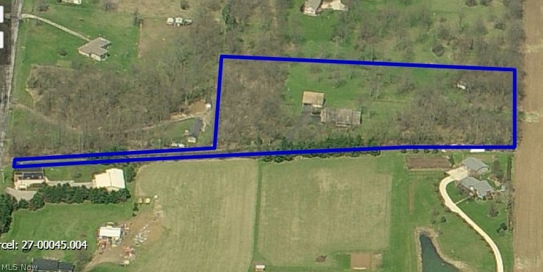 1043 North Honeytown Road Wooster, OH 44691 - Photo 45 of 46 Property Parcel Map. Outlining the boundaries of the property, identified by parcel number 27-00045.004