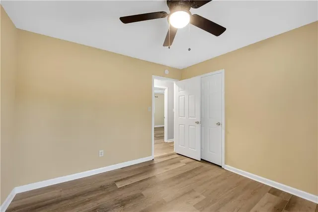 wooden floor in an empty room