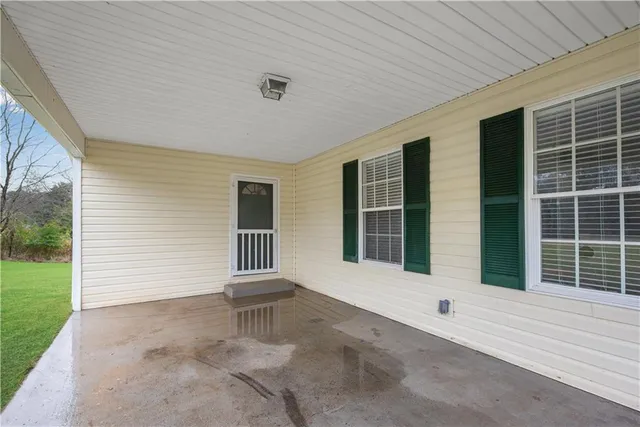 a front view of a house with a garage