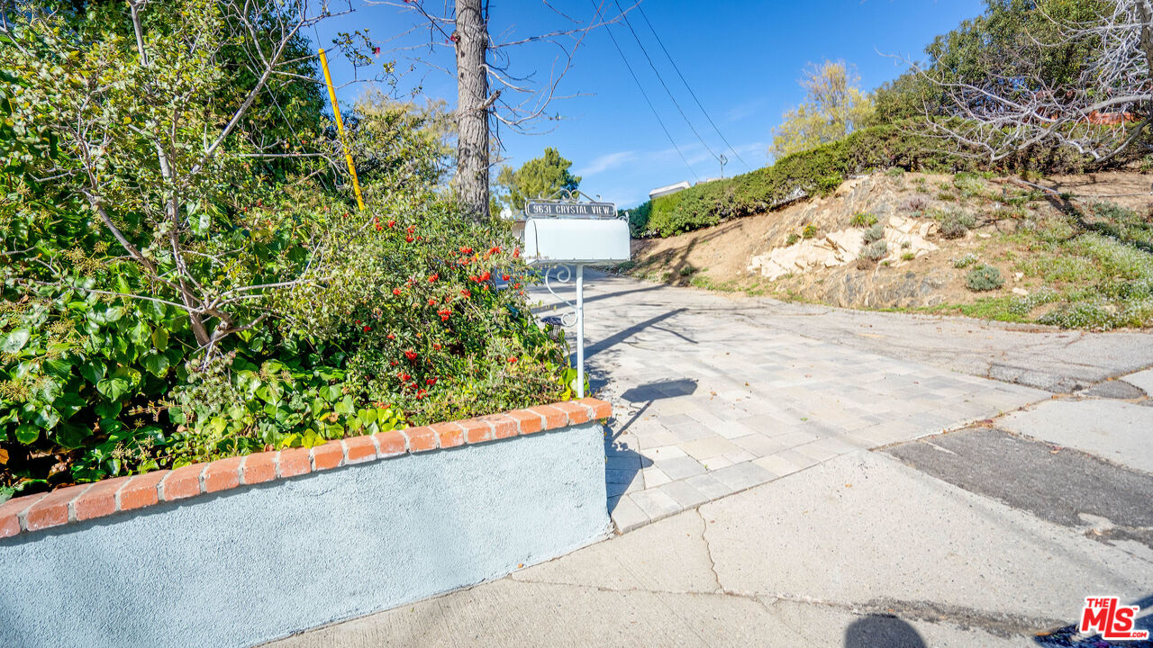 9631 Crystal View Drive Tujunga, CA 91042 - Photo 49 of 57 a view of a yard with an outdoor space
