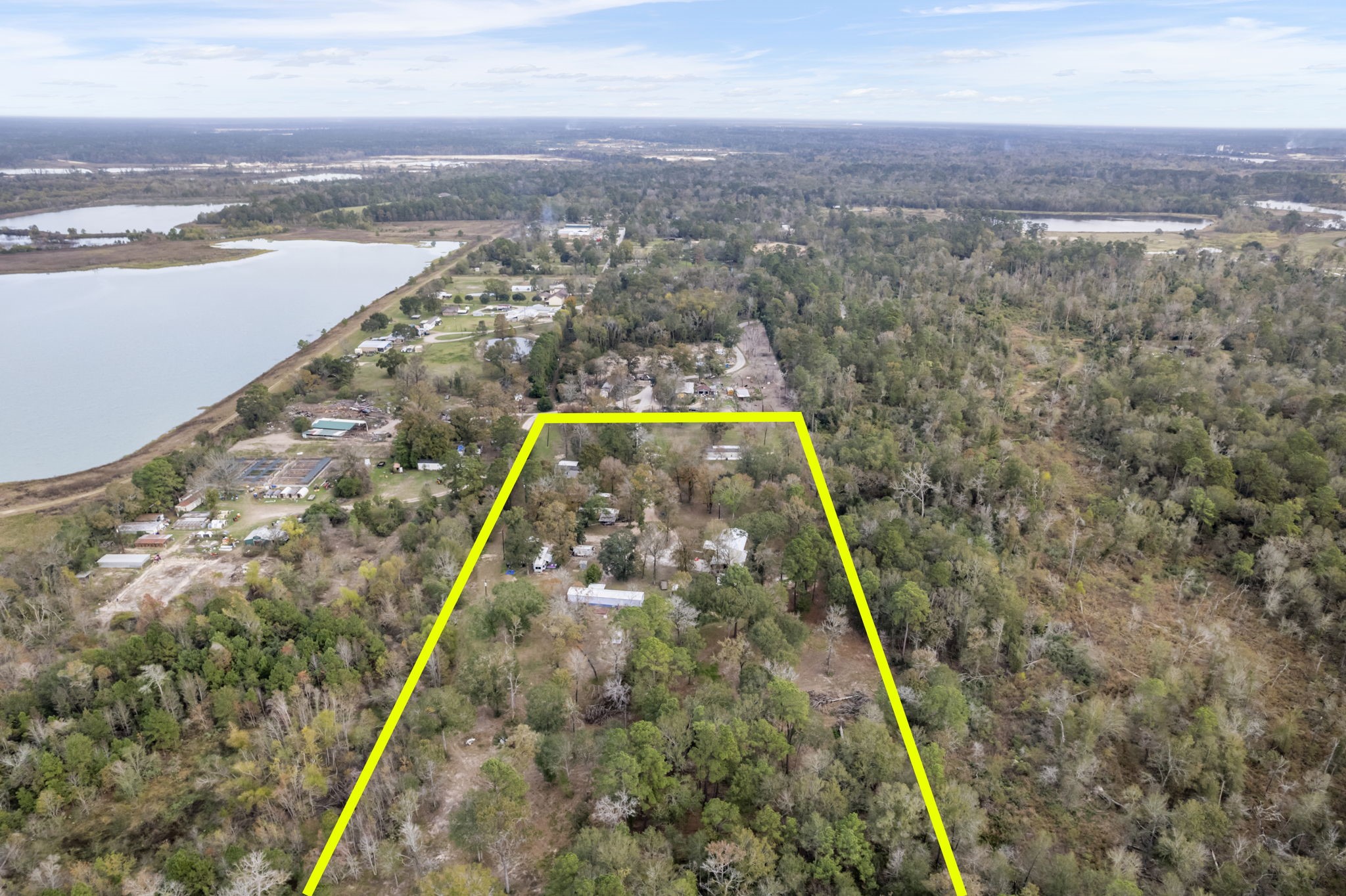 11454 Bonney Conroe, TX 77385 - Photo 23 of 27 an aerial view of residential houses with outdoor space
