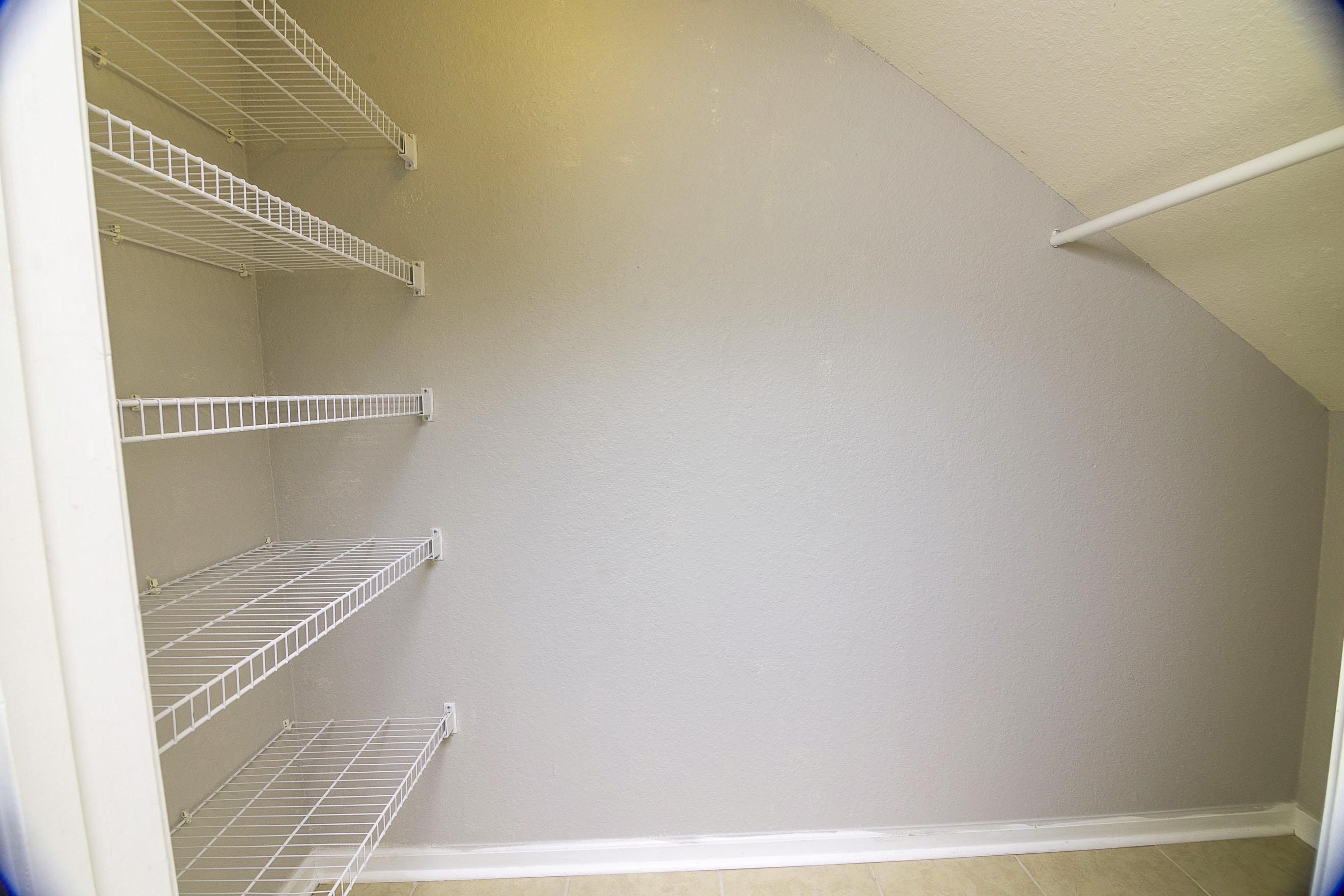 175 Bayberry Circle, Unit 1008 St. Augustine, FL 32086 - Photo 25 of 44 a view of an empty walk in closet