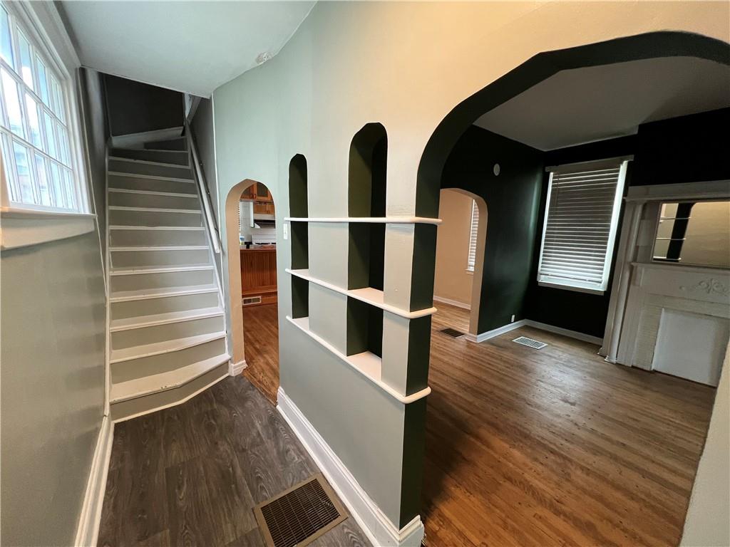 300 Grove Street McKees Rocks, PA 15136 - Photo 4 of 25 a view of entryway and hall with wooden floor
