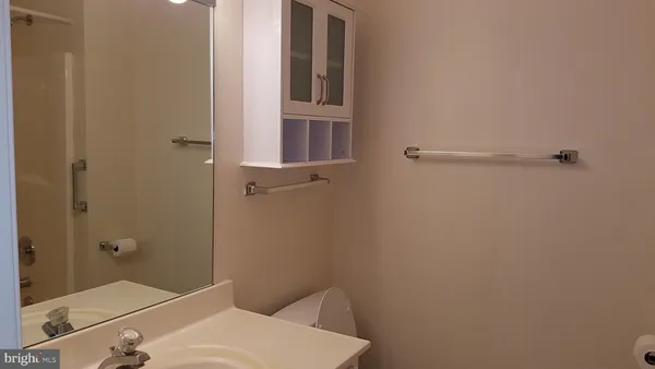 a bathroom with a sink and toilet