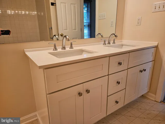 a view of small space with racks on the wall