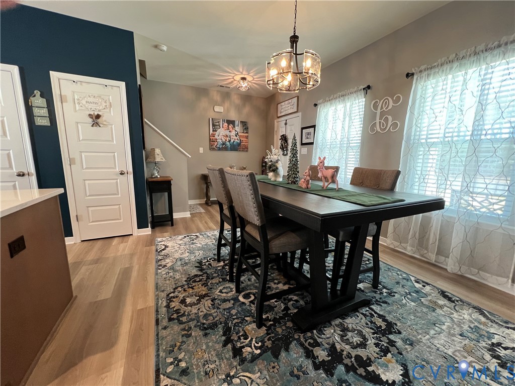 223 Whiteside Road Sandston, VA 23150 - Photo 3 of 7 Dining space featuring light wood-style flooring a