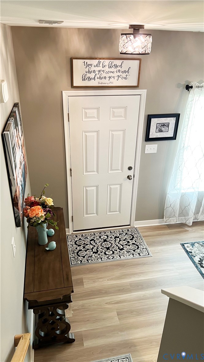 223 Whiteside Road Sandston, VA 23150 - Photo 8 of 12 Foyer featuring light wood-type flooring