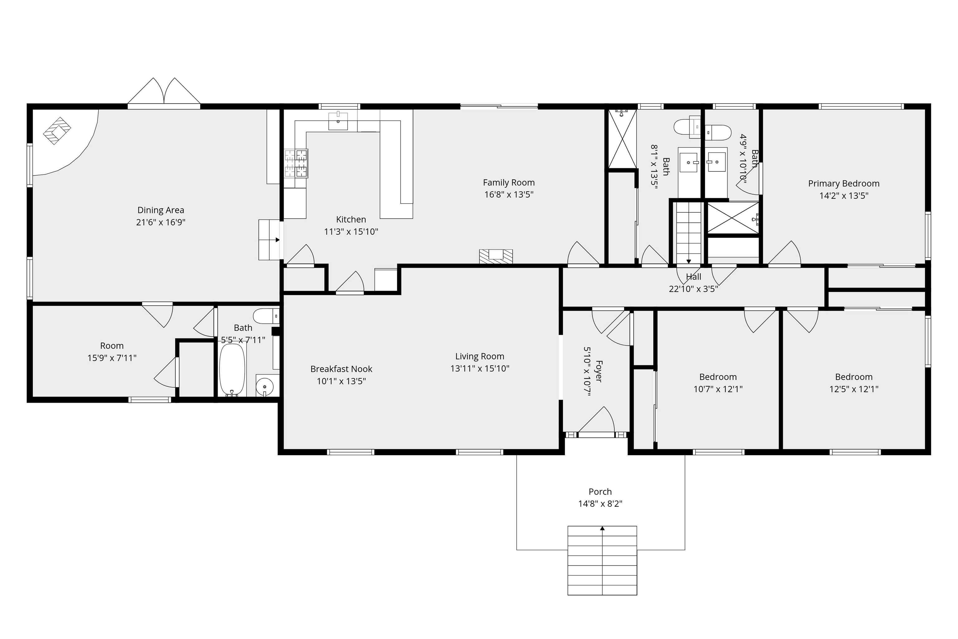 135 Pineridge Road Daphne, AL 36526 - Photo 19 of 19 Floor plan