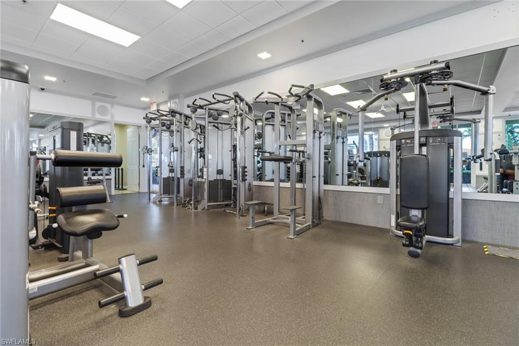 3570 Zanzibar Way Naples, FL 34119 - Photo 36 of 43 a view of a room with gym equipment