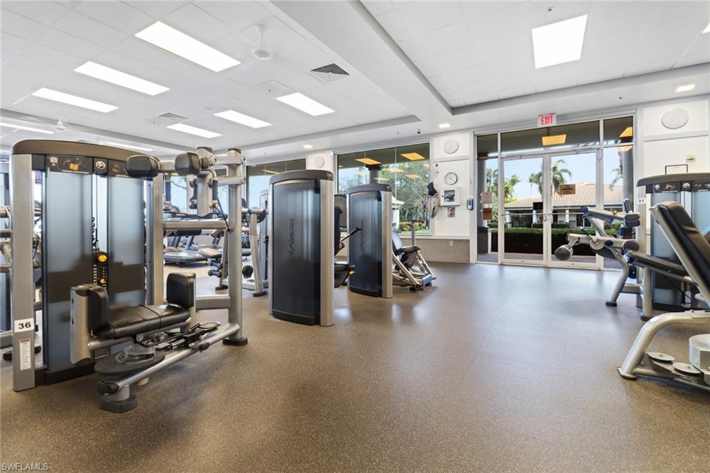 3570 Zanzibar Way Naples, FL 34119 - Photo 37 of 43 a view of a room with gym equipment