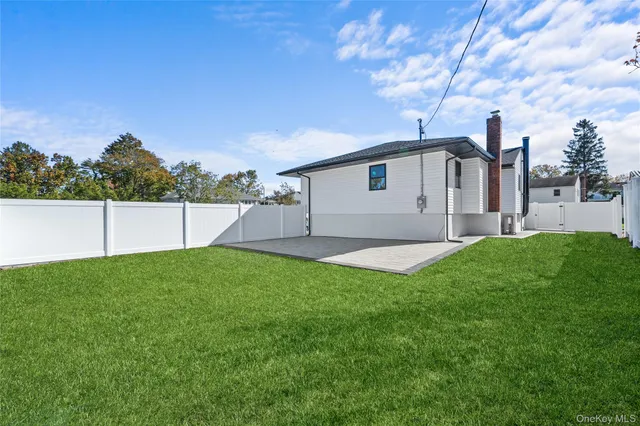 a view of a backyard with a garden