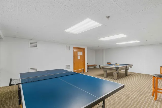 a room with furniture