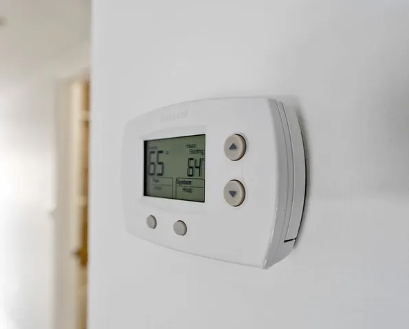 a view of an empty room and wooden floor