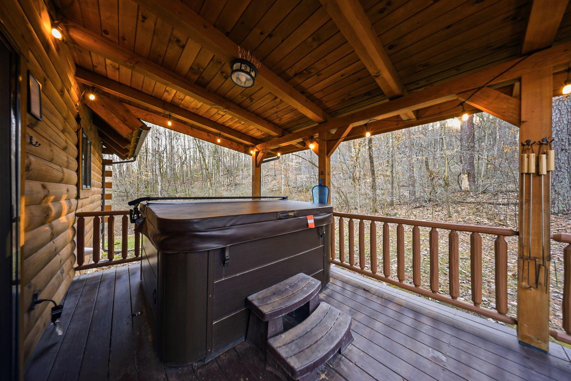 15399 Clapper Hollow Road Laurelville, OH 43135 - Photo 34 of 61 New Hot Tub (2024) Located on Back Deck