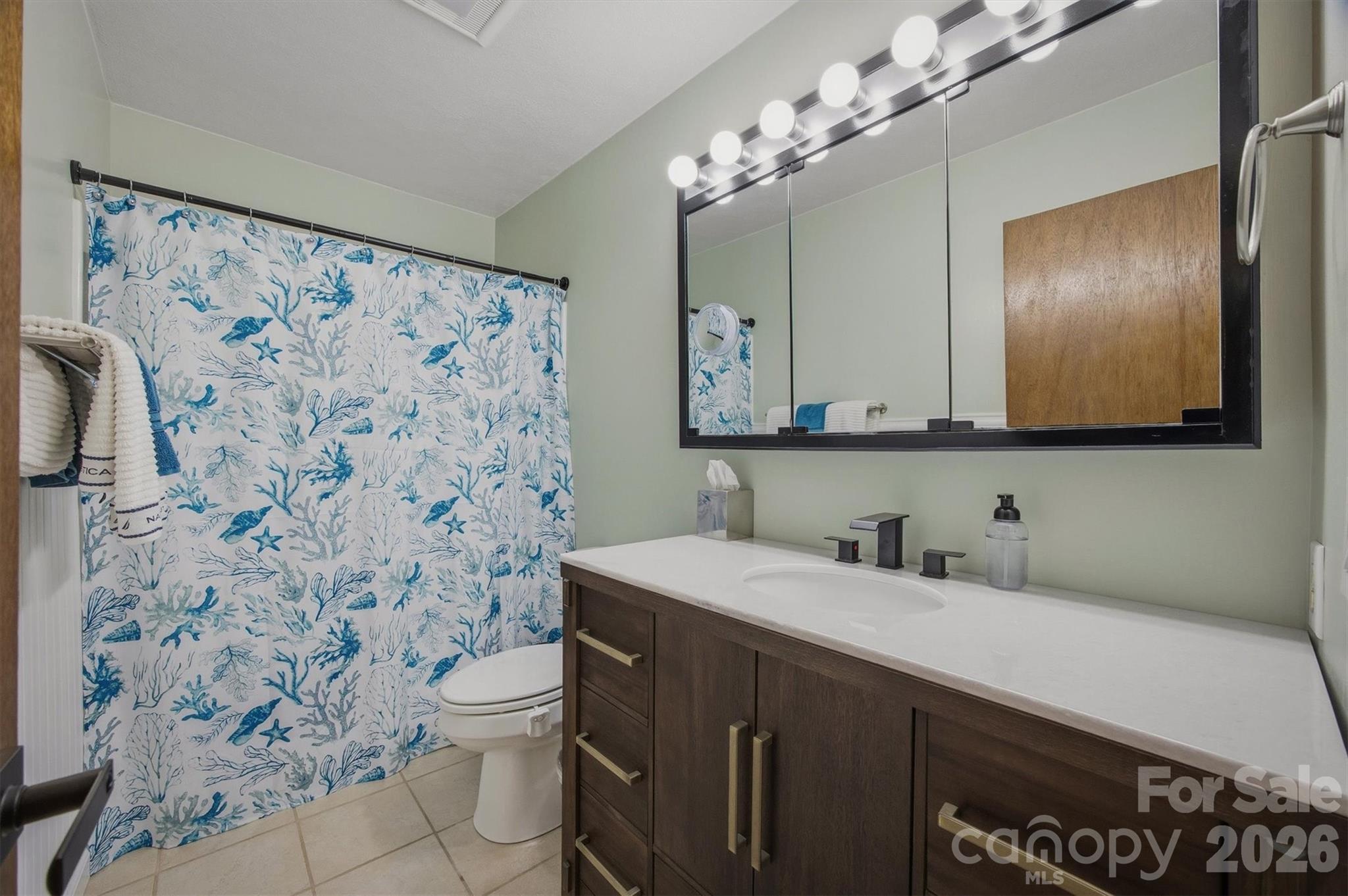 4157 Beck Road Morganton, NC 28655 - Photo 16 of 35 a bathroom with a sink and a mirror