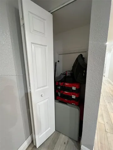 a view of walk in closet