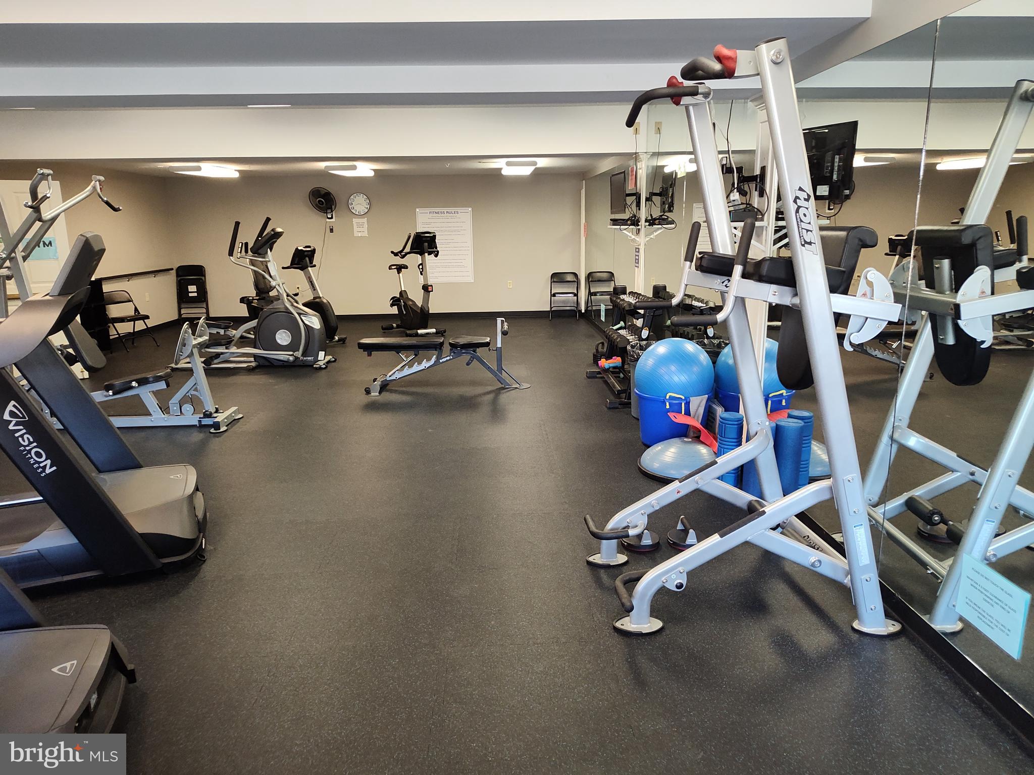 2202 Garden Lane Frederick, MD 21701 - Photo 45 of 50 a room with gym equipment