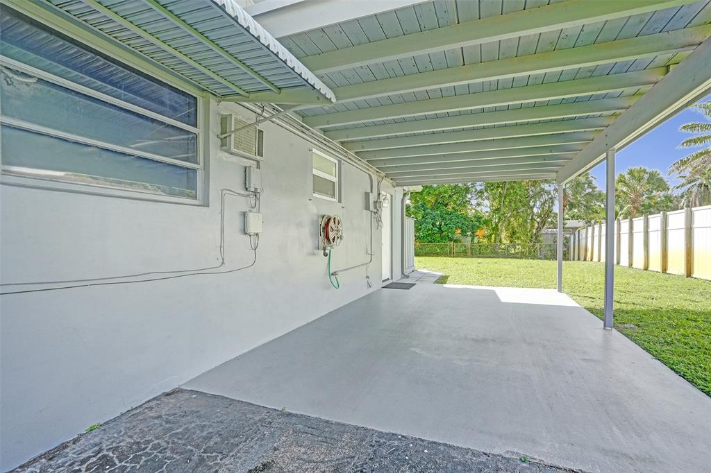 4738 Northwest 5th Street Plantation, FL 33317 - Photo 6 of 68 a view of a backyard of the house