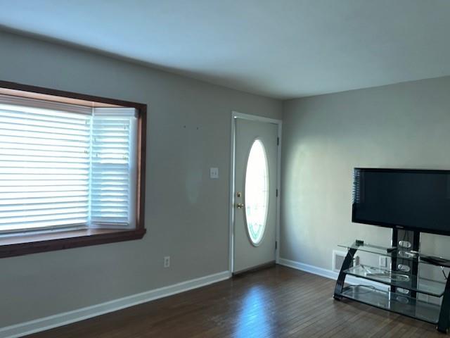 Living room showing picture window