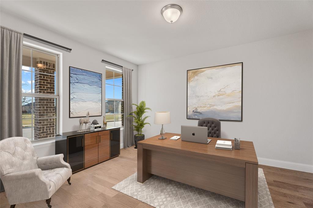 316 Symphony Avenue Forney, TX 75126 - Photo 8 of 17 Beazer Homes Lovers Landing Parker Floorplan. This is not a photo of the actual home, but is a photo of the Parker floorplan.