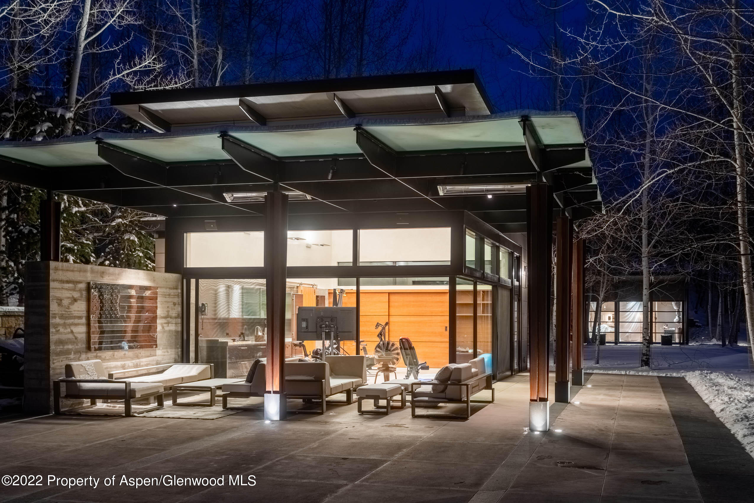 600 Owl Creek Ranch Road Aspen, CO 81611 - Photo 27 of 84 The pool house/gymnasium