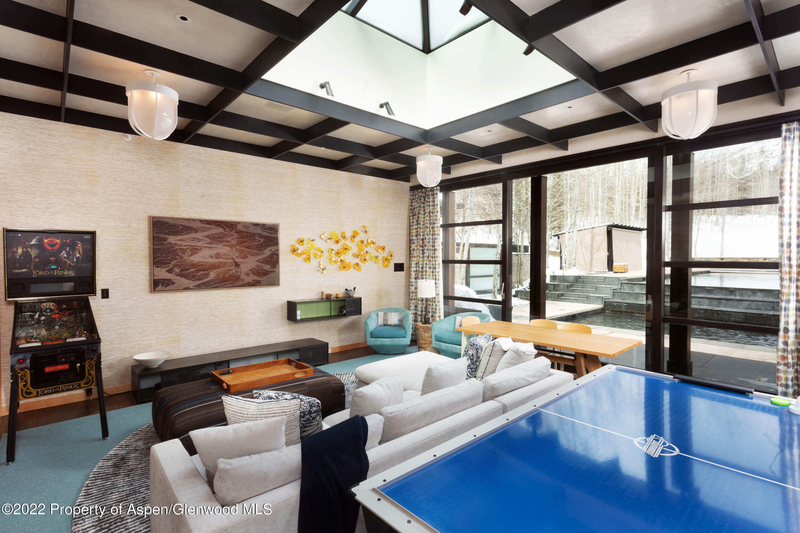 600 Owl Creek Ranch Road Aspen, CO 81611 - Photo 44 of 84 a living room with furniture and a large window