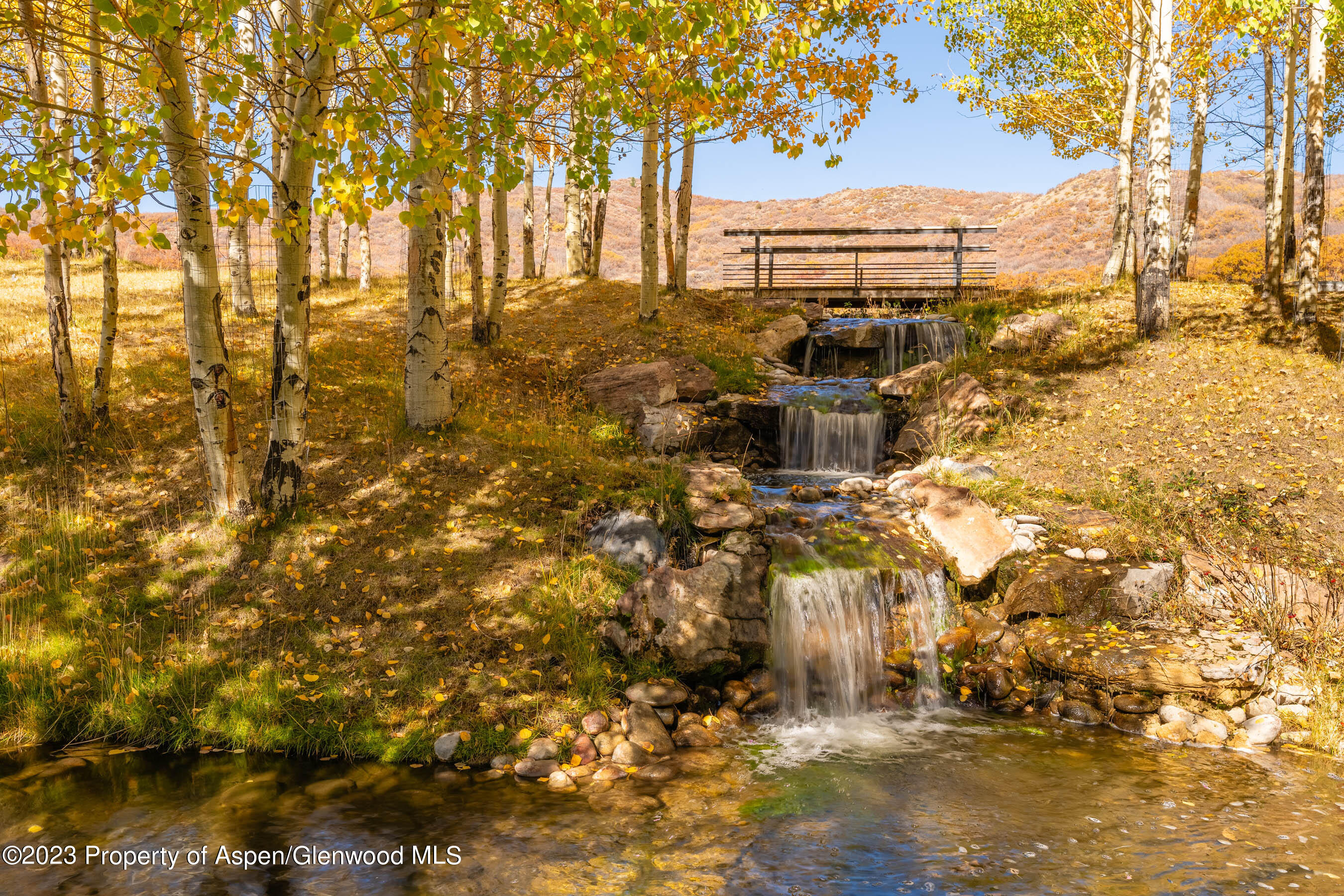 600 Owl Creek Ranch Road Aspen, CO 81611 - Photo 83 of 84 Cascading Waterwall