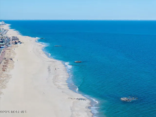 a view of beach and ocean
