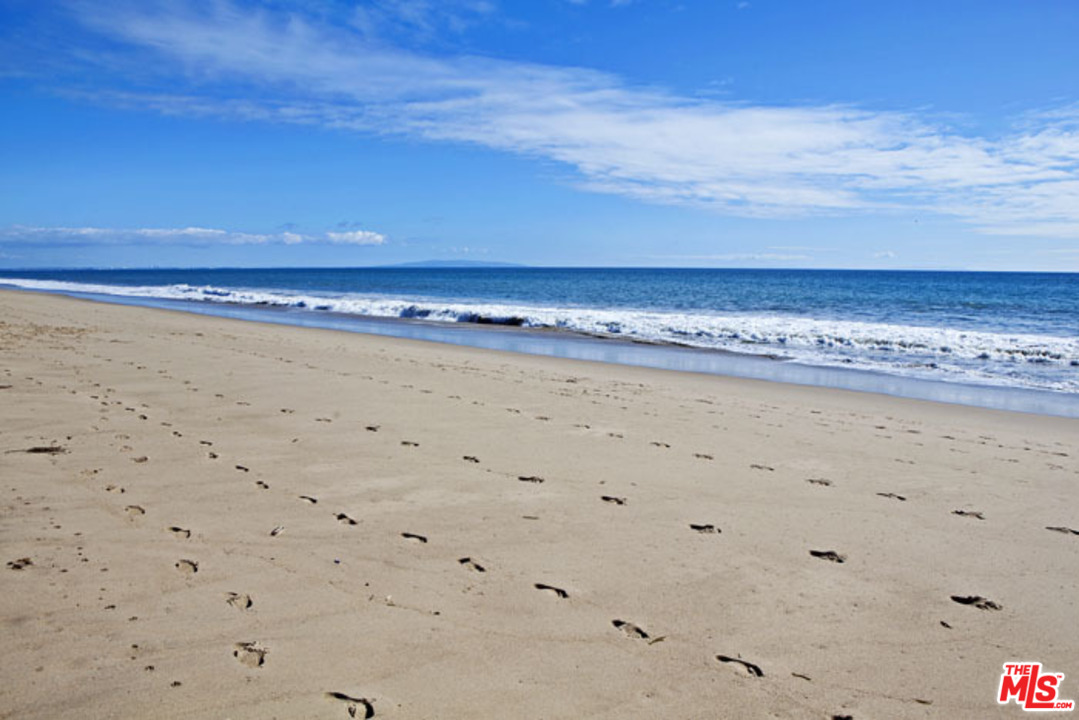 a view of an ocean beach