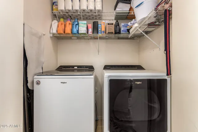 a view of washer and dryer