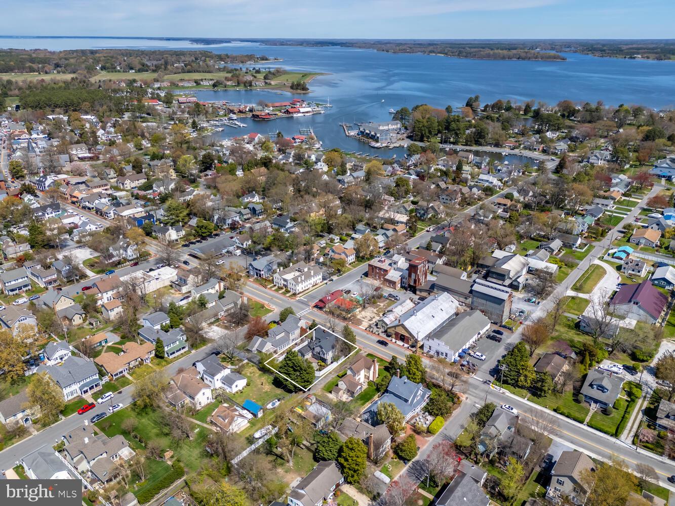 100 Bush Terrace St. Michaels, MD 21663 - Photo 40 of 40 an aerial view of a city