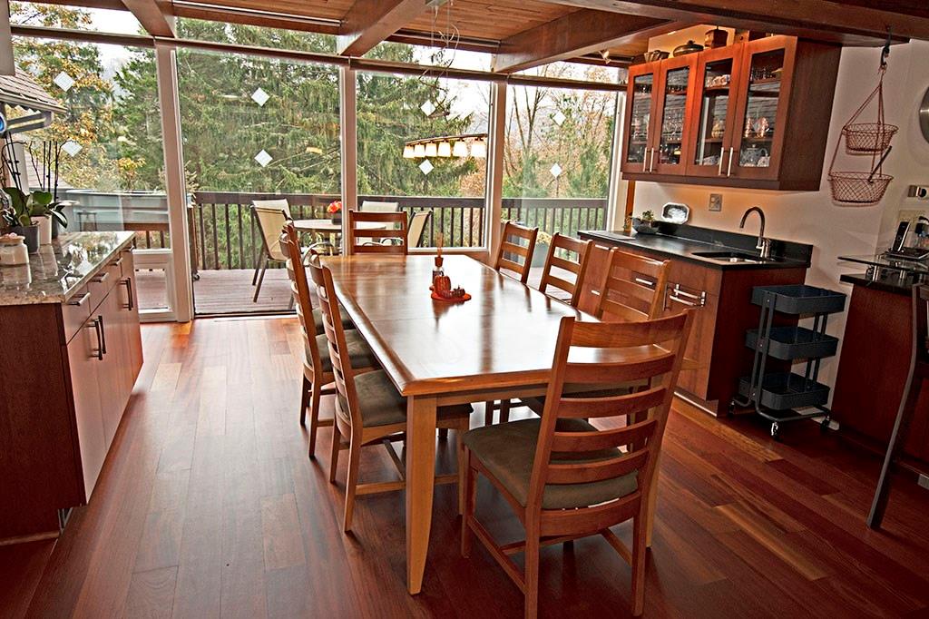 160 Lakeside Road Pittsburgh, PA 15238 - Photo 8 of 25 Dining area looking out to the deck. Even on the dreariest of Pittsburgh days, 160 Lakeside delivers bright!