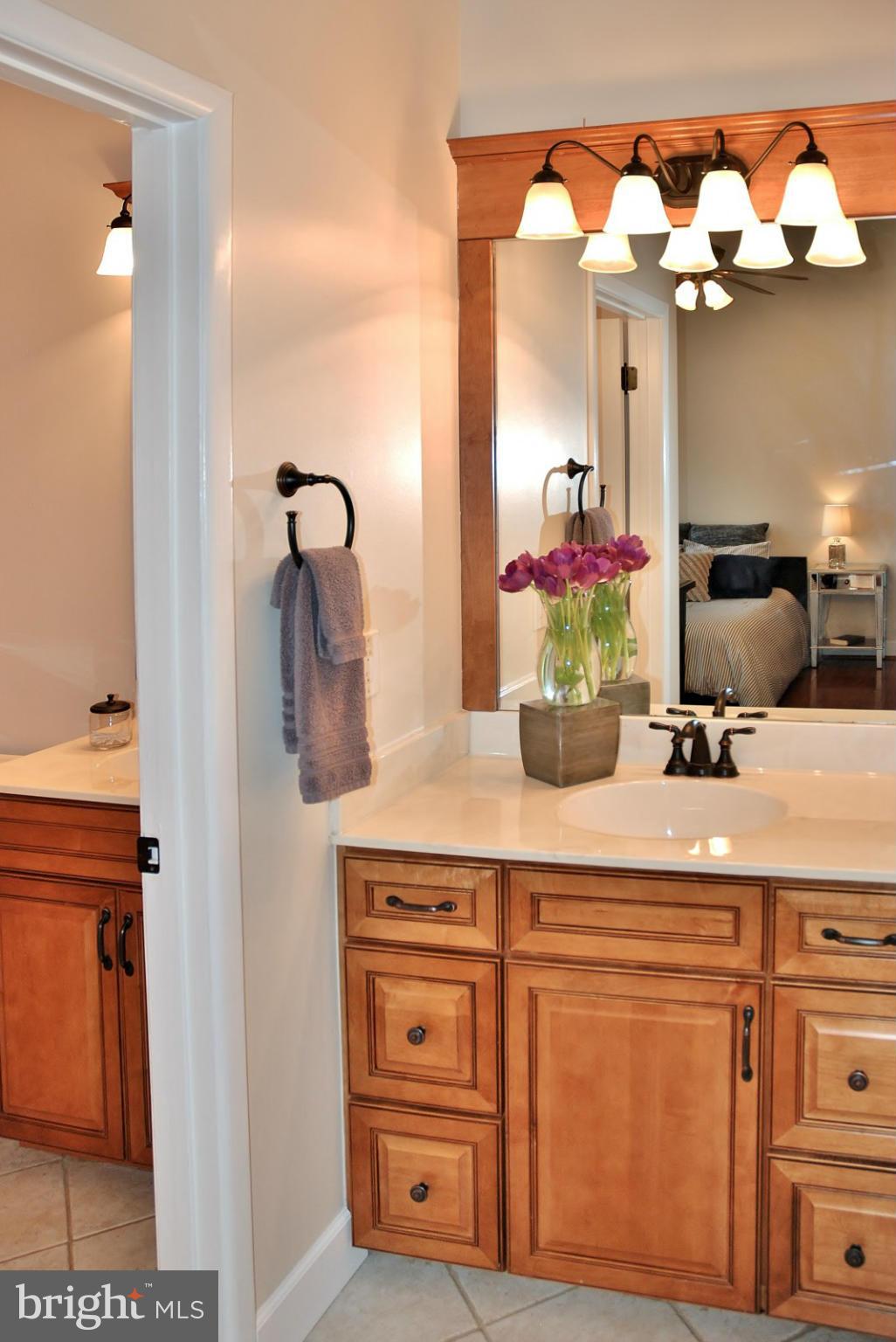 1432 Newport Spring Court Reston, VA 20194 - Photo 12 of 29 Completely Remodeled Master Bath with Dual Vanitie