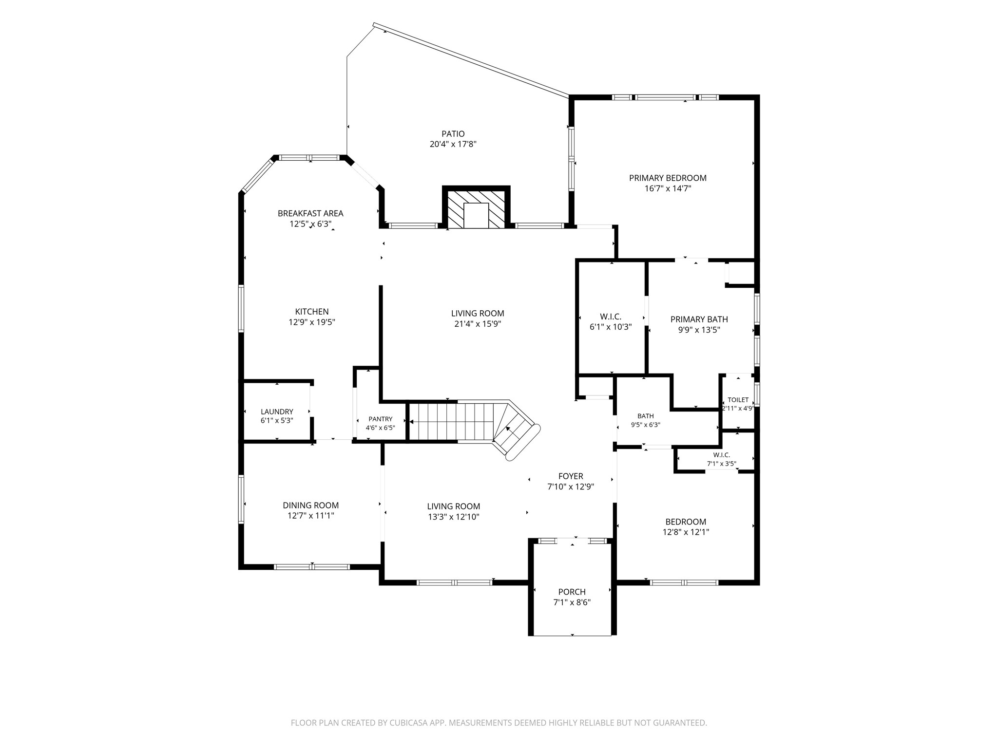 323 Magic Oaks Court Spring, TX 77388 - Photo 47 of 49 First floor layout with dimensions.