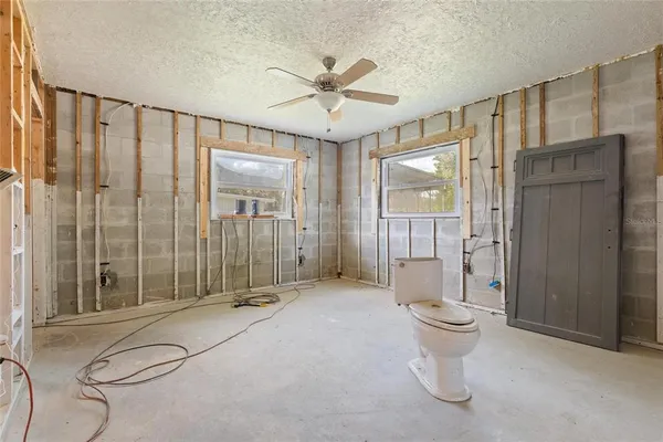 a view of a bathroom with a shower